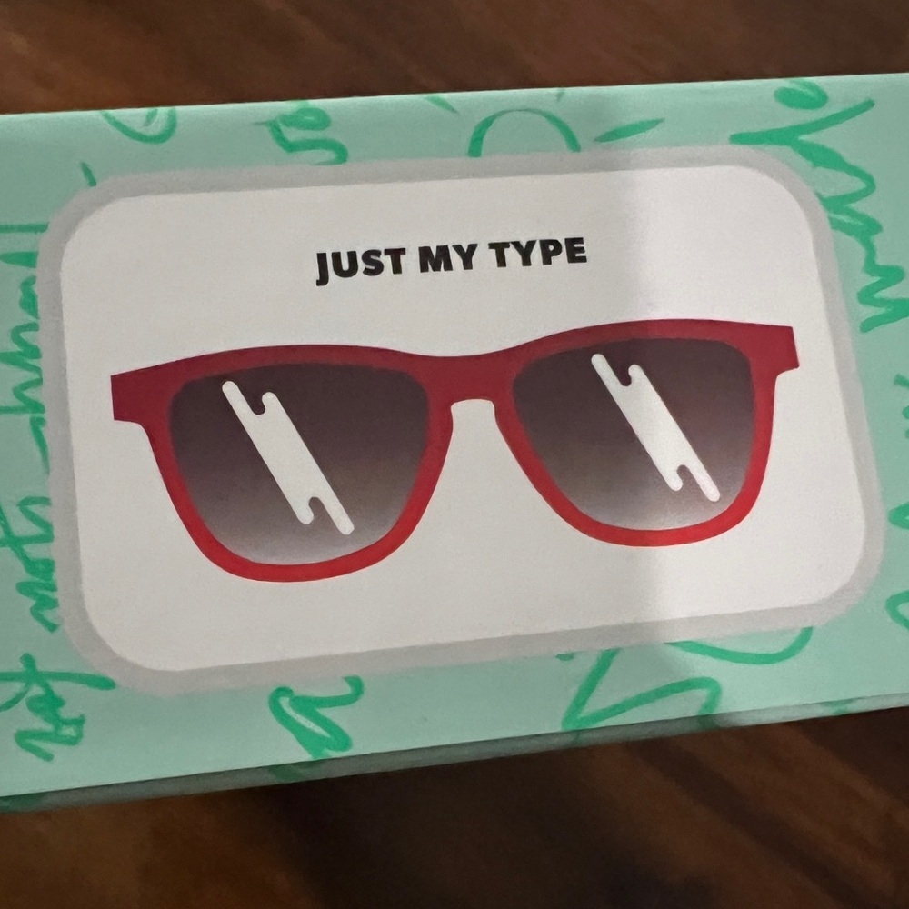 Just My Type Red Sunglasses